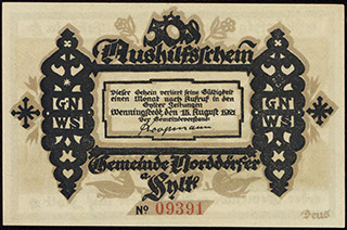 Германия. Веннингштедт. 50 пфеннигов. 1921 г.